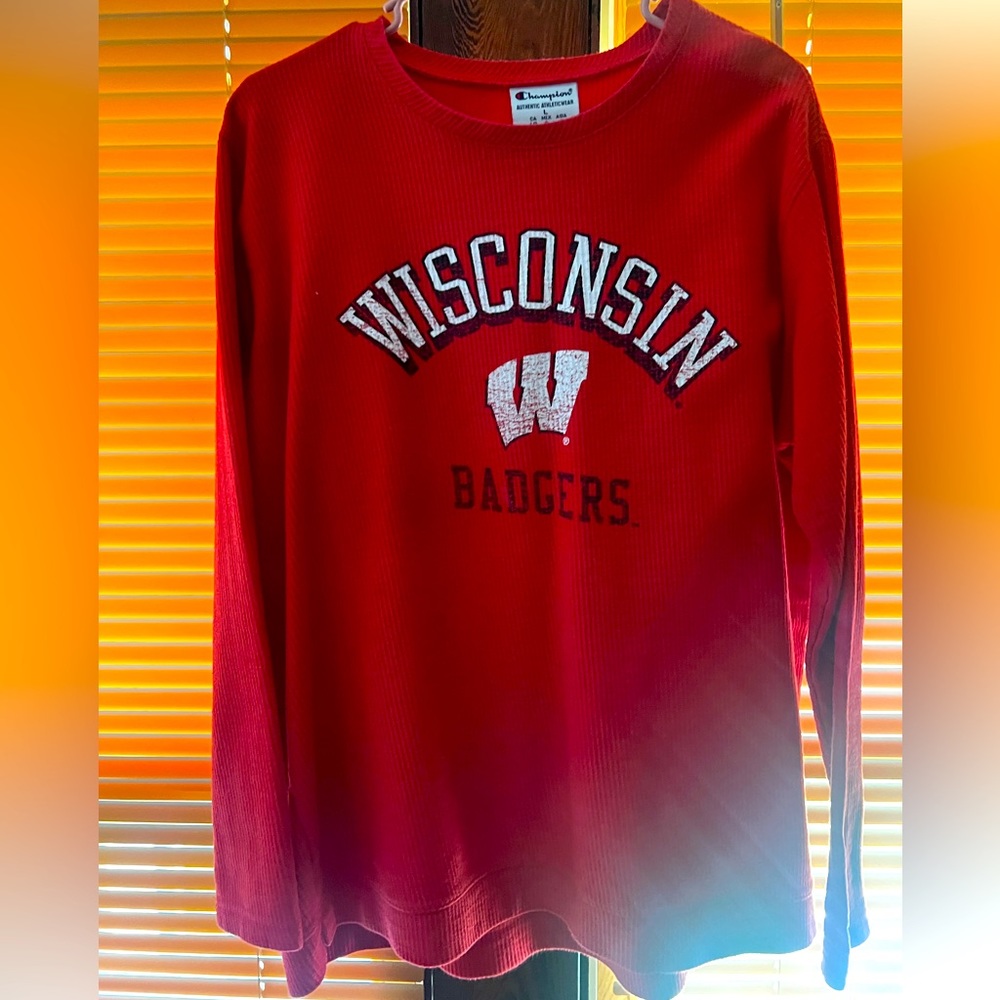 Wisconsin Badgers long sleeve thermal - CHAMPION